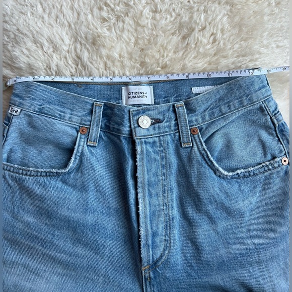 Citizens of Humanity Annina Cropped Wide Straight Baggy Jeans Tularosa Size 24 - Picture 7 of 16